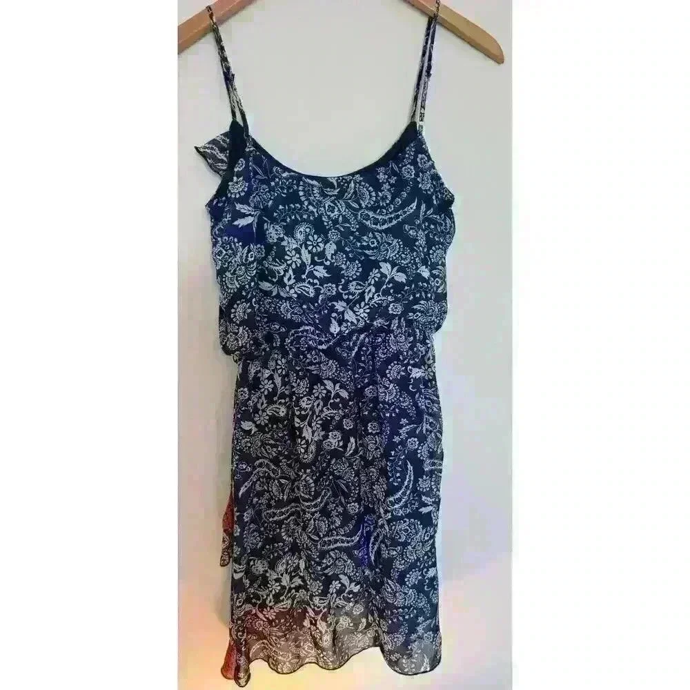 Accidentally in Love blue floral dress size M - Picture 2 of 8